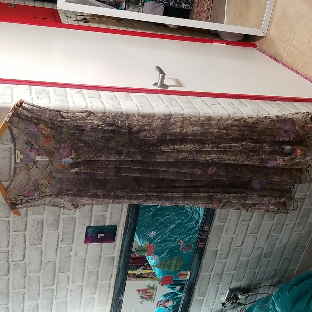 World Market long lace dress size L/XL NWT